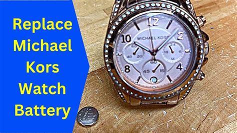 battery replacement on michael kors watch|michael kors battery replacement tool.